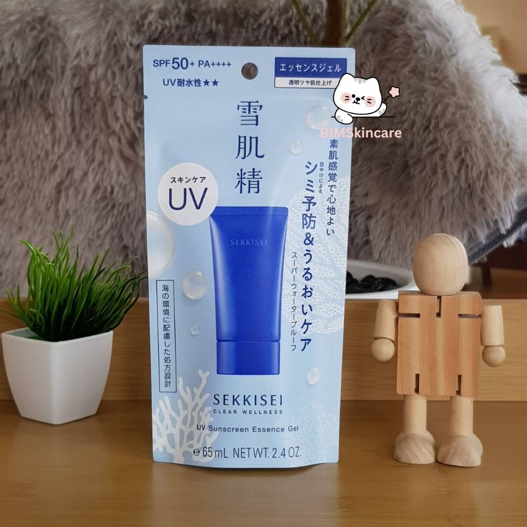 กันแดดเนื้อเจล KOSE Sekkisei Clear Wellness UV Sunscreen Essence Gel 65ml