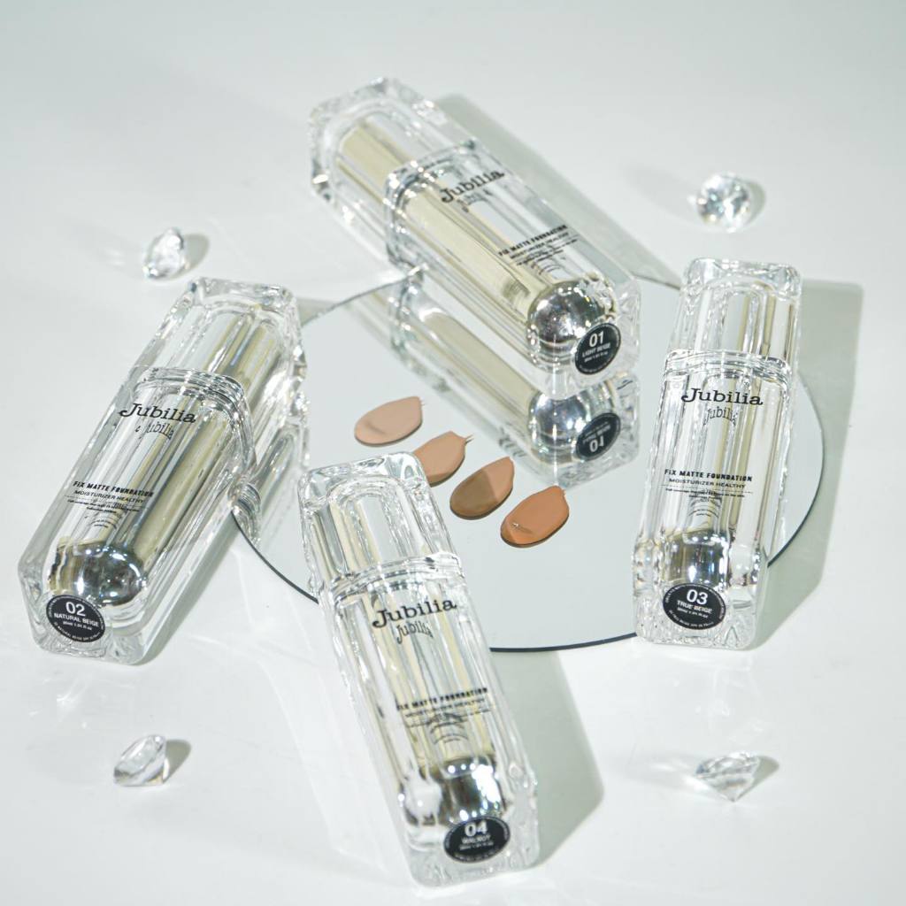 แบ่งขายรองพื้นเจ้าสาว รองพื้นออกงาน Jubilia Fix Matte Foundation