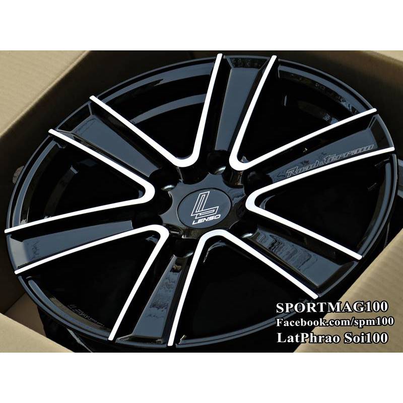 ล้อแม็ก Lenso 6รู130 ขอบ16นิ้ว RTK สีดำหน้าเงา(ราคา 4วง)
