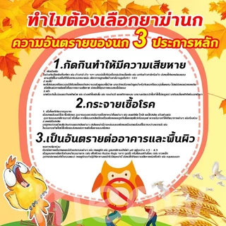 ได้ผล98% 3in1 ยาเบื่อไก่=ยาเบื่อ นกพิราบ=ยาเบื่อ หนู 500g ตัวเลือกของคน90% ปกป้องสวนผักและสวนผลไม้ บอกลาขี้นกที่สกปรก