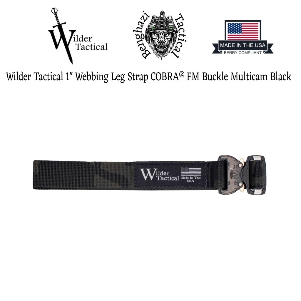 สายรัดต้นขา Wilder Tactical​ 1" Webbing Leg Strap ของแท้ Made in USA