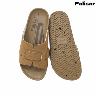 Falisar แตะหญิงเกาหลี พื้นหนาสบาย กันน้ำได้ กันลื่นดี ลุควินเทจคลาสสิก 36-41 สีสวยครบ รุ่น B55-2
