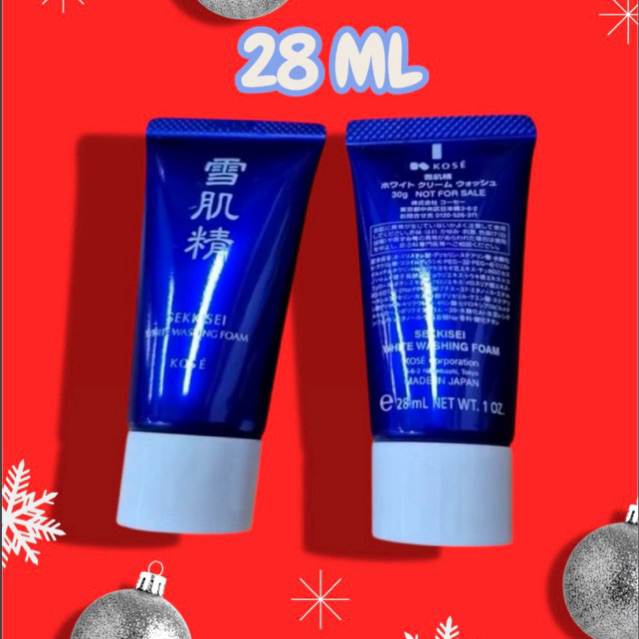 🇯🇵โฟมล้างหน้า Kose Sekkisei White Washing Foam 28 ML.