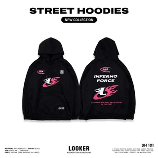 เสื้อฮู้ดลายสกรีน LOOKER - STREET HOODIES