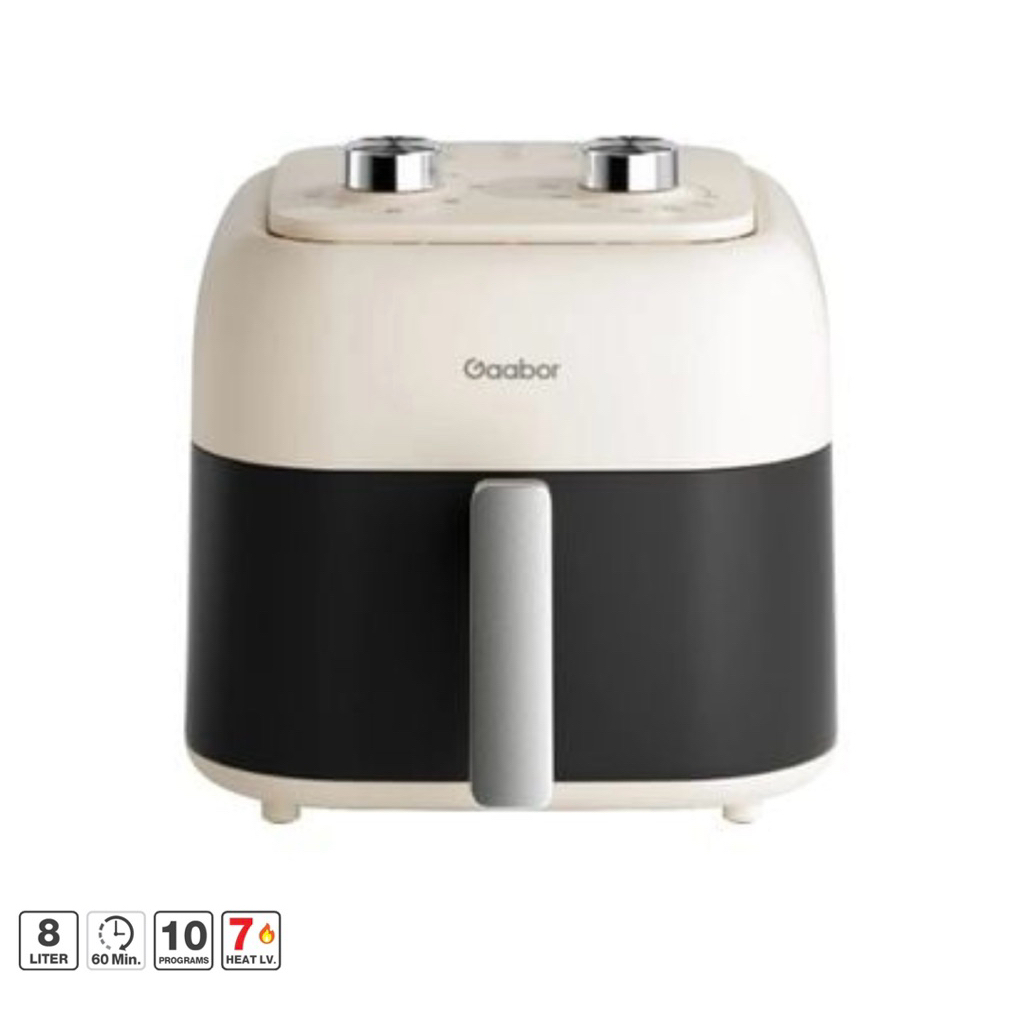 หม้อทอดไร้น้ำมัน 8 ลิตร GAABOR รุ่น AF80M01A สีครีม