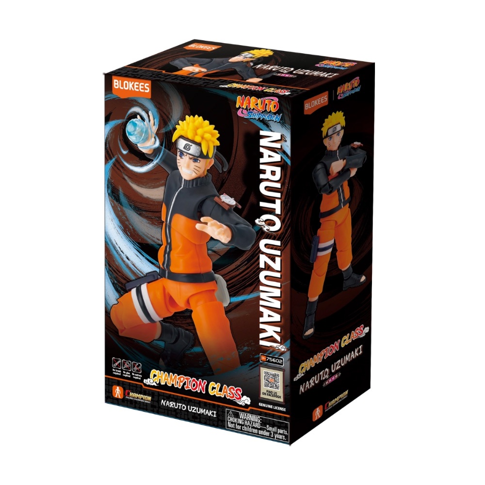 Blokees Figures - Naruto 75602 Champion Class 02 - Naruto Uzumaki
