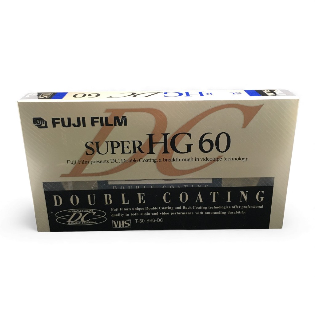 Fujifilm Super HG 60 – VHS Blank Video Tape (Double Coating)