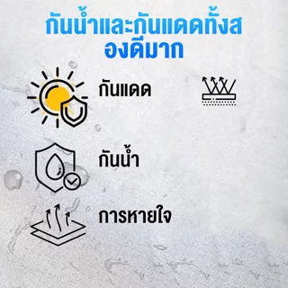 ฝาครอบเครื่องซักผ้า กันน้ำ กันแดด กันฝุ่น ผ้าคลุม Polyester เครื่องซักผ้าฝาบน ขนาด L XL