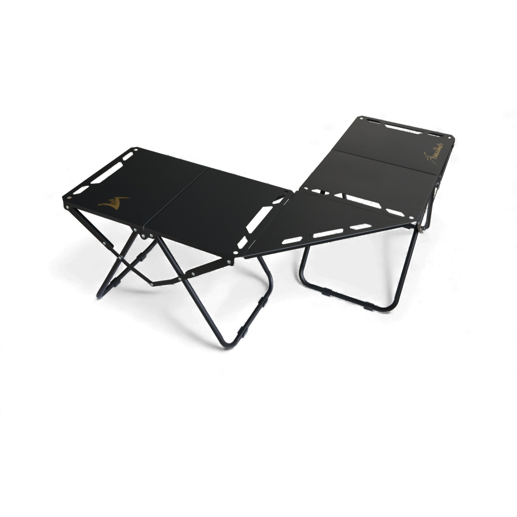 Field and camping โต๊ะ L - สีดำ