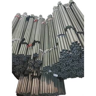 ท่อเหล็กกลม กัลวาไนซ์  แป๊บ ท่อ ท่อกลม ข้อต่อ หนา1.2 mm แป๊ปกลม ทำ ราวตากผ้า ราวผ้าม่าน ชั้นวาง เต้นท์ ราวจับ โครงต้นไม้