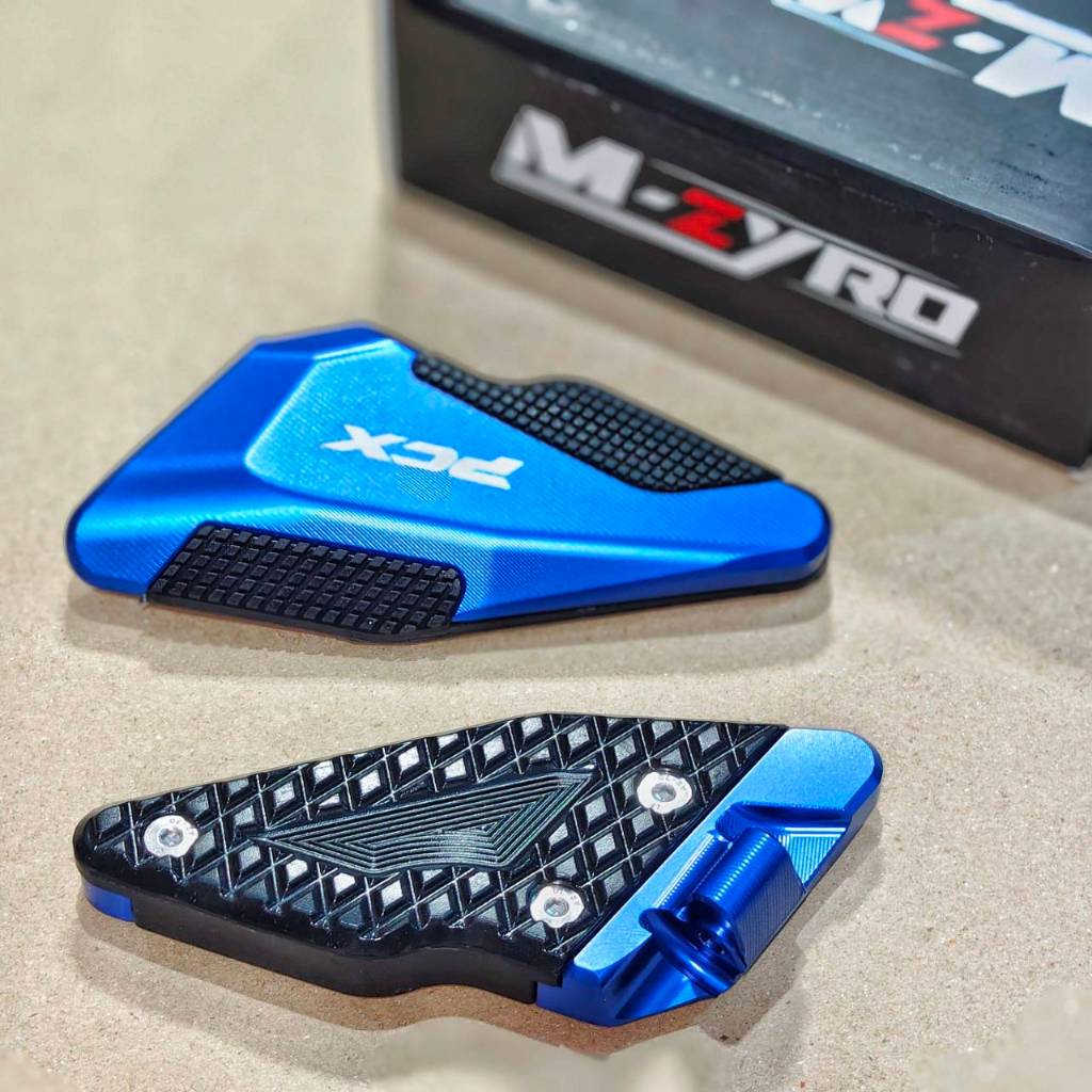 พักเท้าหลัง PCX160 ปี21-25 M-zyro  CNC 7 สี : ดำ/แดง/เงิน/เขียว/น้ำเงิน//ชมพู/ทอง 900 - รูปที่ 6