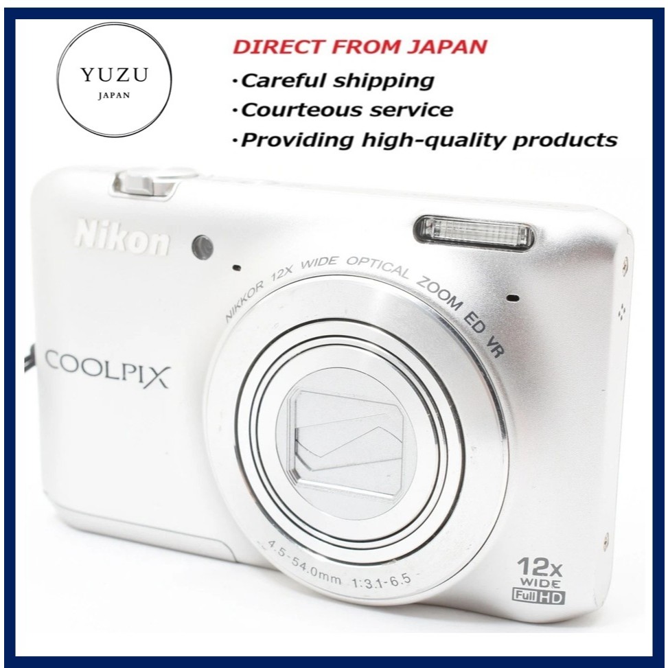 Pre-owned Product Nikon Coolpix S6400 16.0MP Digital Camera Silver - 12x Optical Zoom, Full HD 1080p