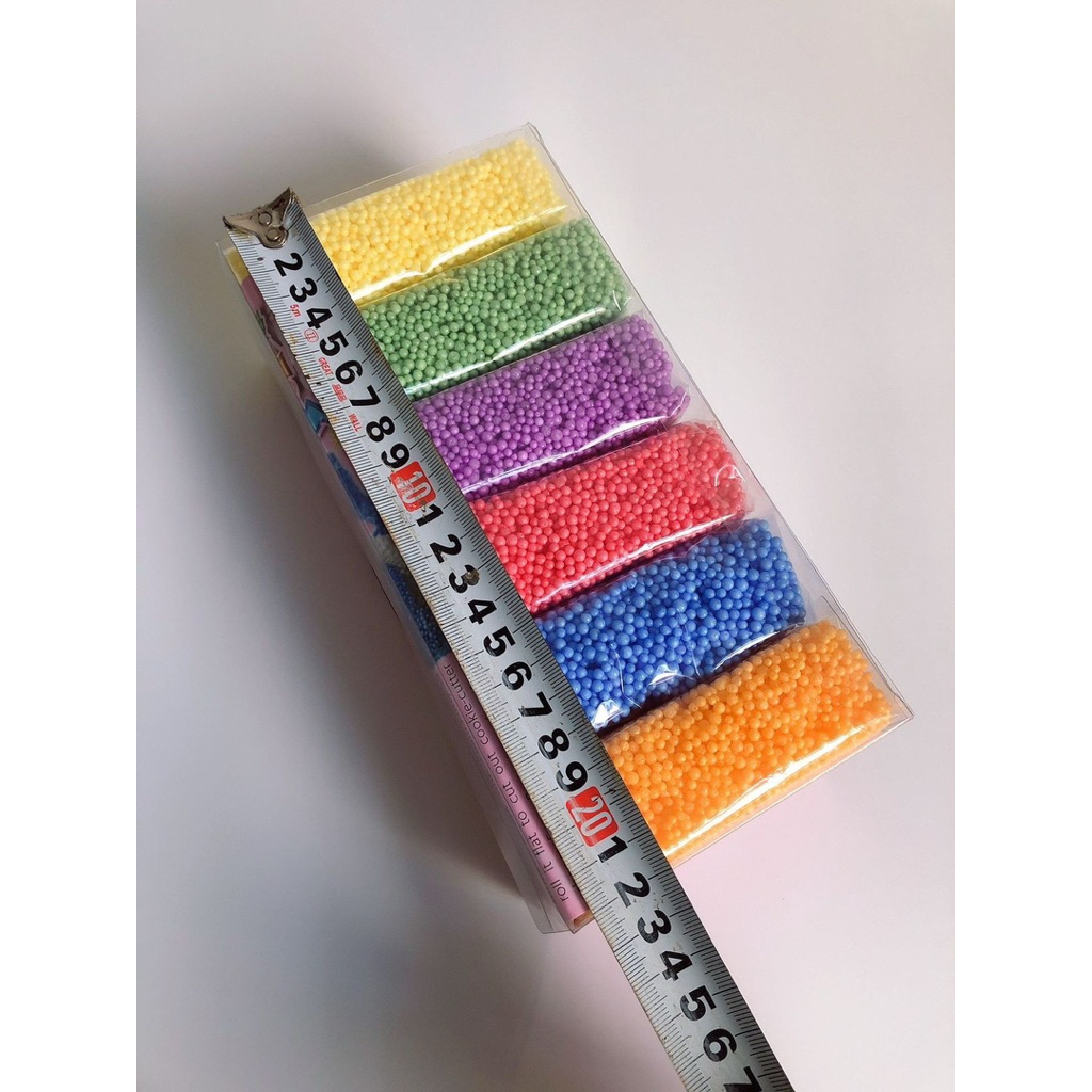6 สี Foam putty Set โฟมปั้นได้ ของเล่นเสริมพัฒนาการ 3 ปี 🎨 Foam Clay Play Lookmaebaby - รูปที่ 4