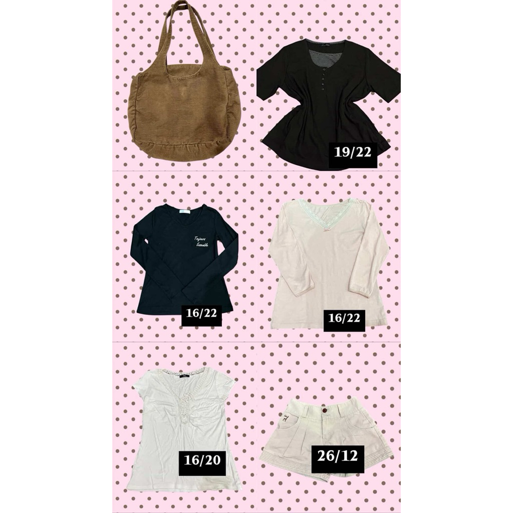 เสื้อผ้ามือสองy2k 💘🍏🚛