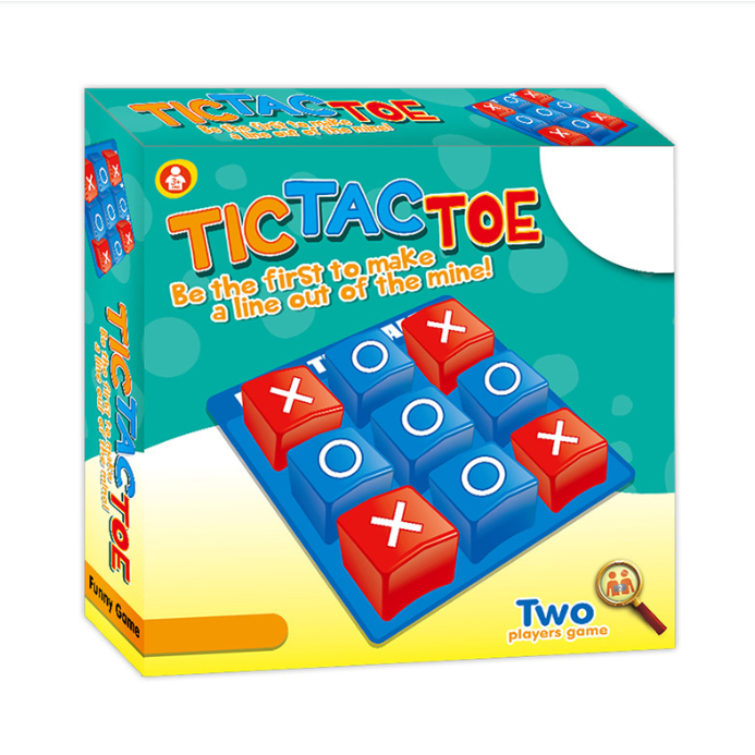 พร้อมส่ง เกมส์XO Tic tac toe กระดานเอ็กซ์โอเล่นได้ 2 คน เกมส์ครอบครัว บอร์ดเกมส์