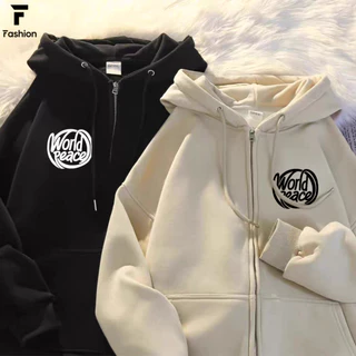 เสื้อกันหนาวมีฮู้ด สไตล์สปอร์ตเท่ๆ แจ็คเก็ตเชิ้ตผ้าหนา ใส่สบาย กันลมดี สําหรับผู้ชาย-ผู้หญิง