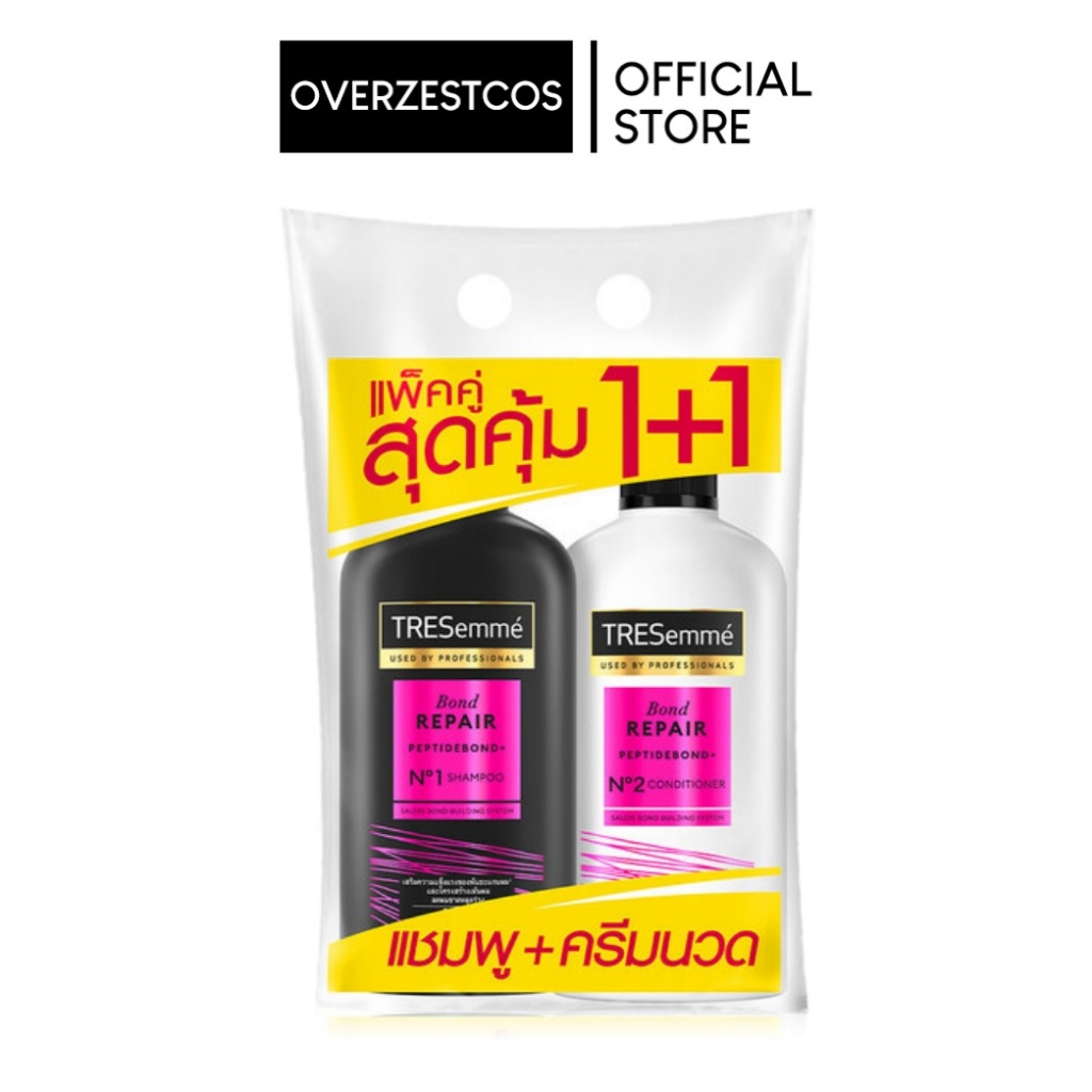 TRESEMME SHAMPOO+CONDITIONER BOND REPAIR 370ML.