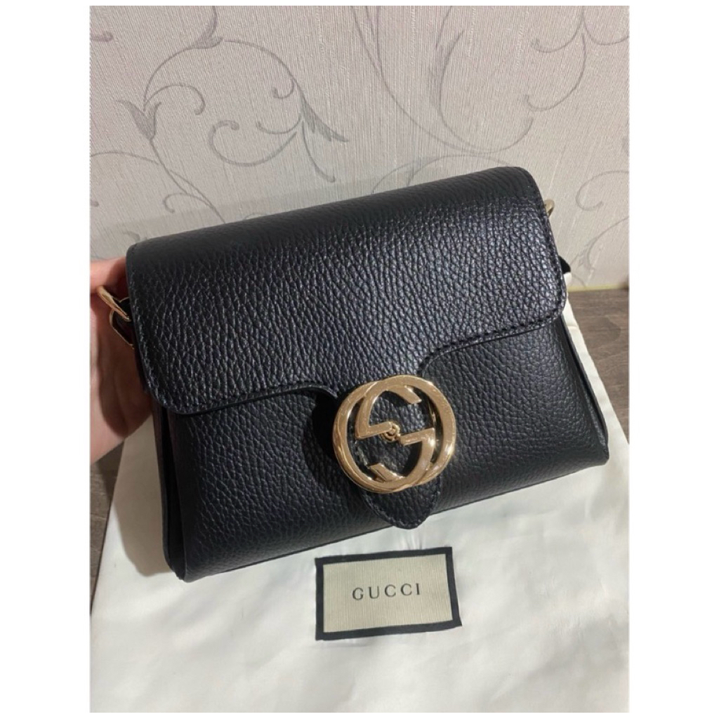 ของแท้ Gucci interlocking bag กระเป๋าสะพาย crossbody กระเป๋าสะพายครอสบอดี้ กระเป๋าผู้หญิงแฟชั่น กระเ