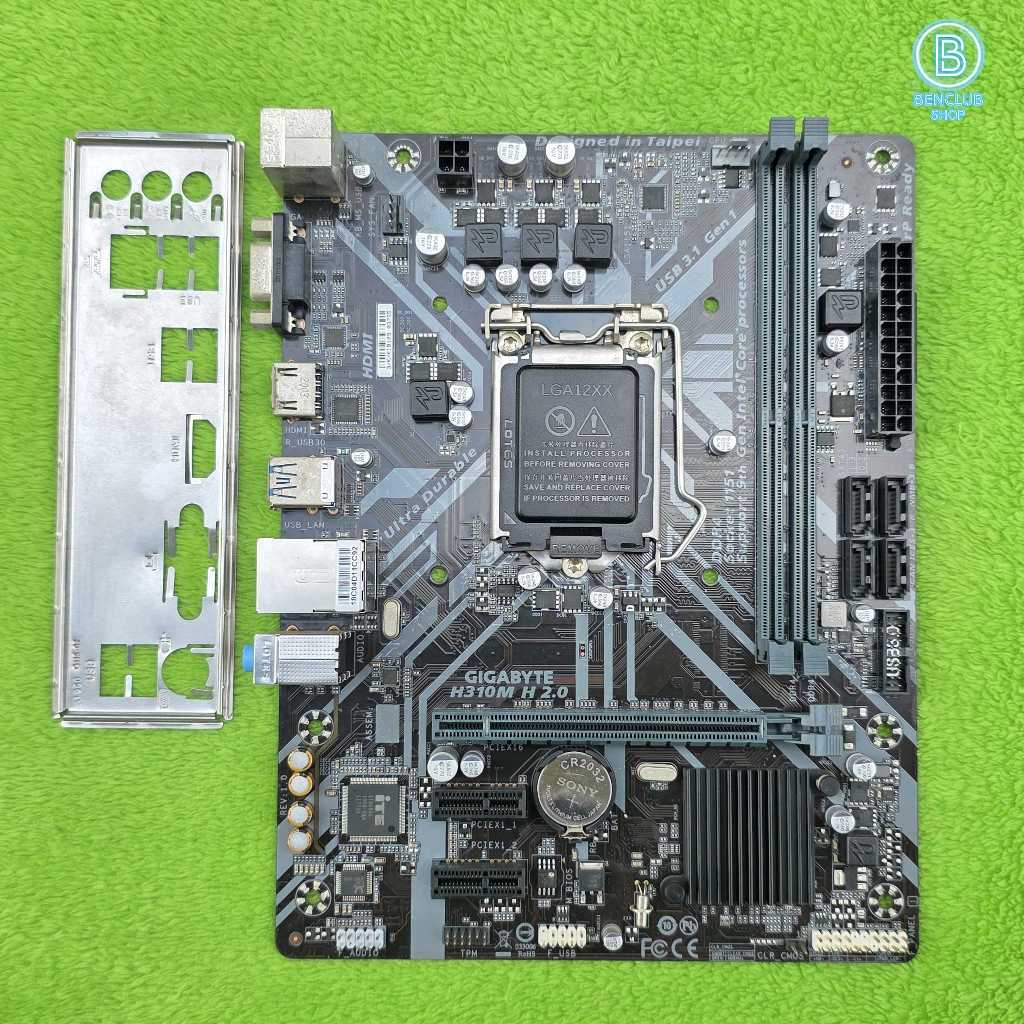 MB GIGABYTE H310M H 2.0 1151v2 รองรับถึง i9-9900K เมนบอร์ดมือสอง