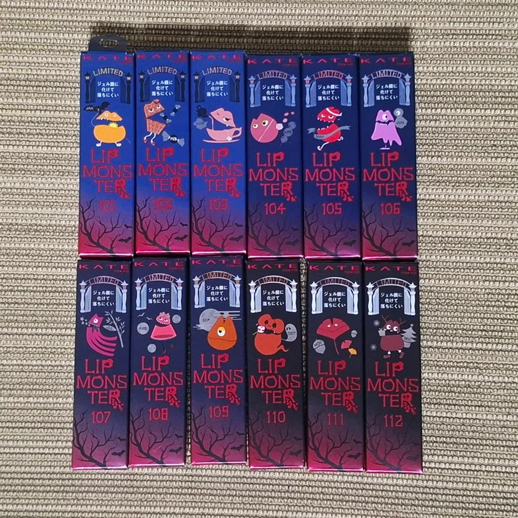 EX-9/10 มาใหม่ค่ะ KATE Lip Monster 3g สี 107/ 102 Limited Edition /13/14 EX-4