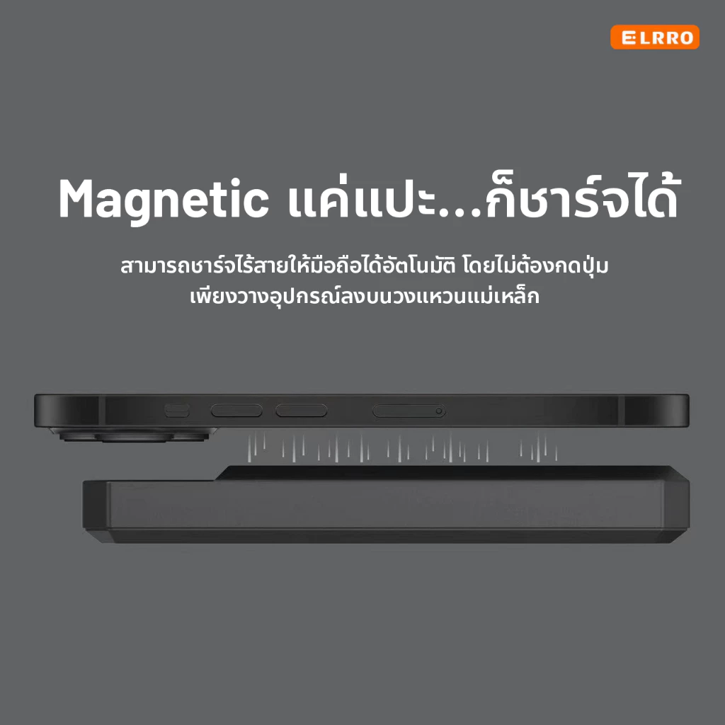 ELRRO EW55 Magnetic Power Bank 20000mAh PD 20W QC 3.0 Wireless Charge 15W thumbnail 3