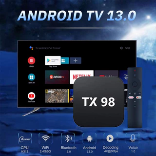 TV BOX กล่องทีวี 4K กล่อง Android 12.0 8+128GB รองรับภาษาไทย รองรับ Wifi Bluetooth5.0 รองรับ Google Assistant