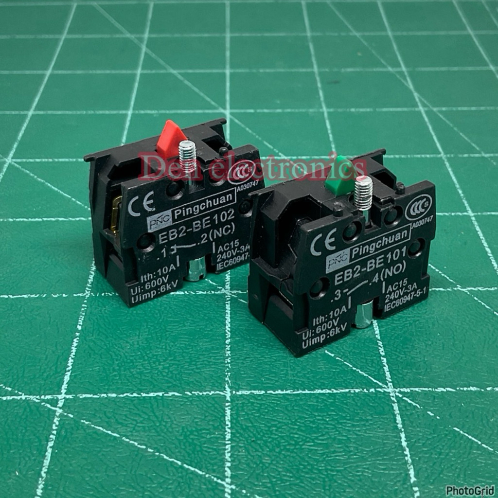 Contact คอนแทคเสริม  EB2-BE101 (NO) EB2-BE102 (NC) EB2 คอนแทค ราคา1ตัว พร้อมส่ง