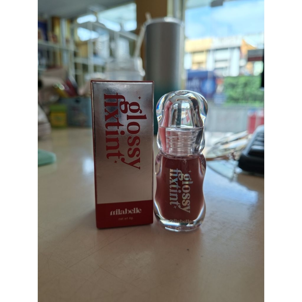 มิลาเบลล์ กลอสซี่ ฟิกซ์ทินท์ 4 กรัม รุ่น Waterproof ติดทนยาวนาน Milabelle glossy fixTint ติดทนกันน้ำ
