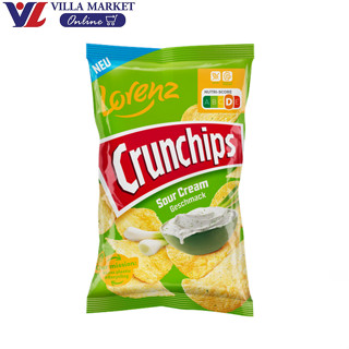 Lorenz Crunchips Sour Cream 100G มันฝรั่ง ขนมกินเล่น มันฝรั่…