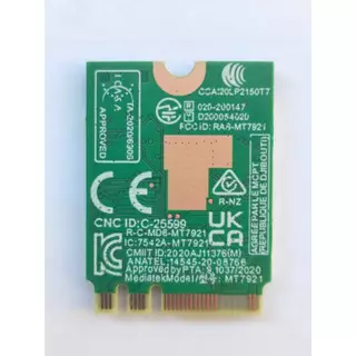 การ์ด Wifi Mini Model MT7921 WIFI6 2.4G/5G M.2 Bluetooth5.2 รองรับ Windows 10/11
