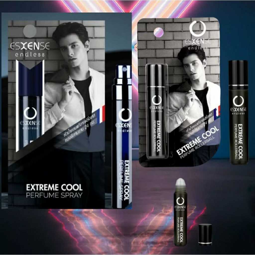 Esxense extreme cool Men perfume roller 3 ml เอสเซนส์ ชาย น้ำหอม ฝรั่งเศสหอม มีเสน่ห์  ติดทนนาน