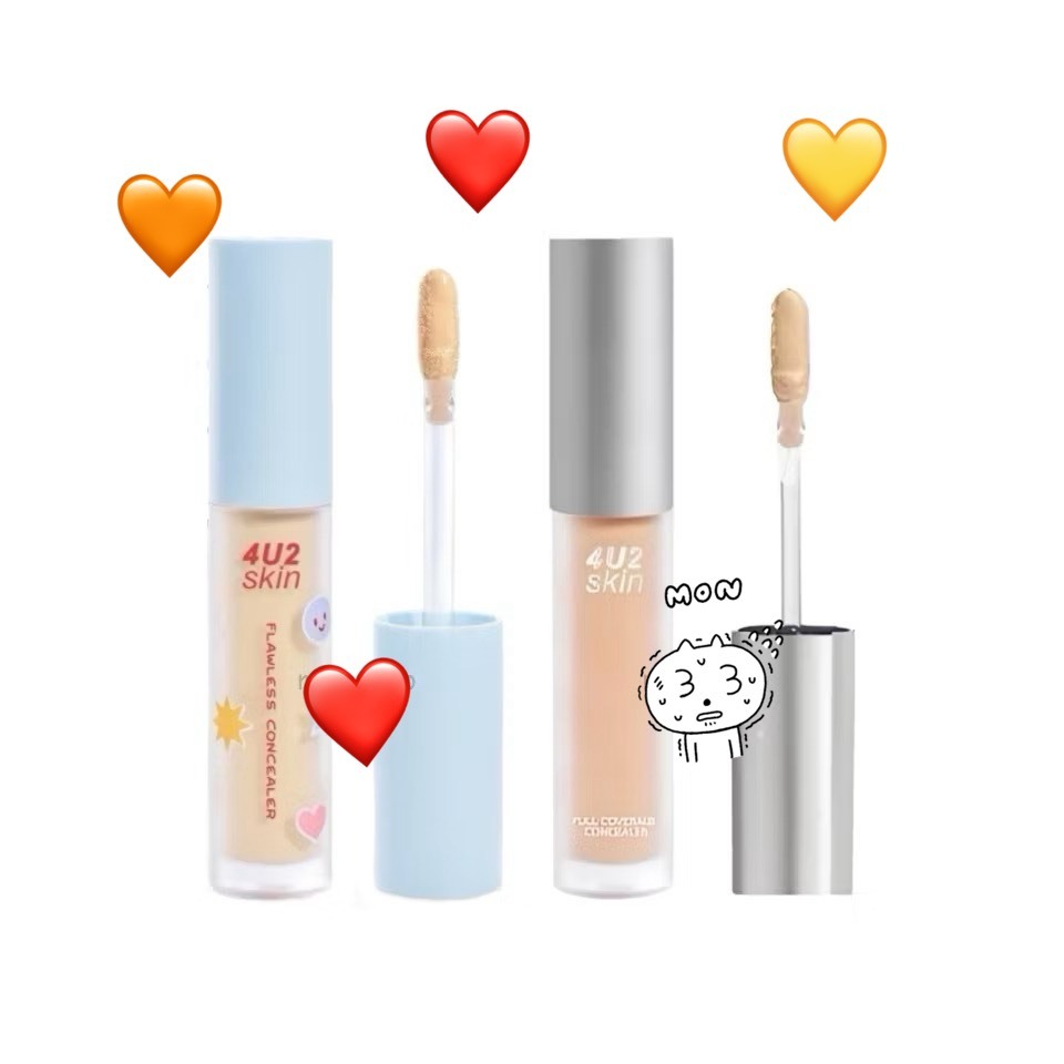 4U2 SKIN FLAWLESS CONCEALER 4.3g คอนซีลเลอร์เนื้อลิควิด บางเบาเกลี่ยง่าย เบอร์ 2.5