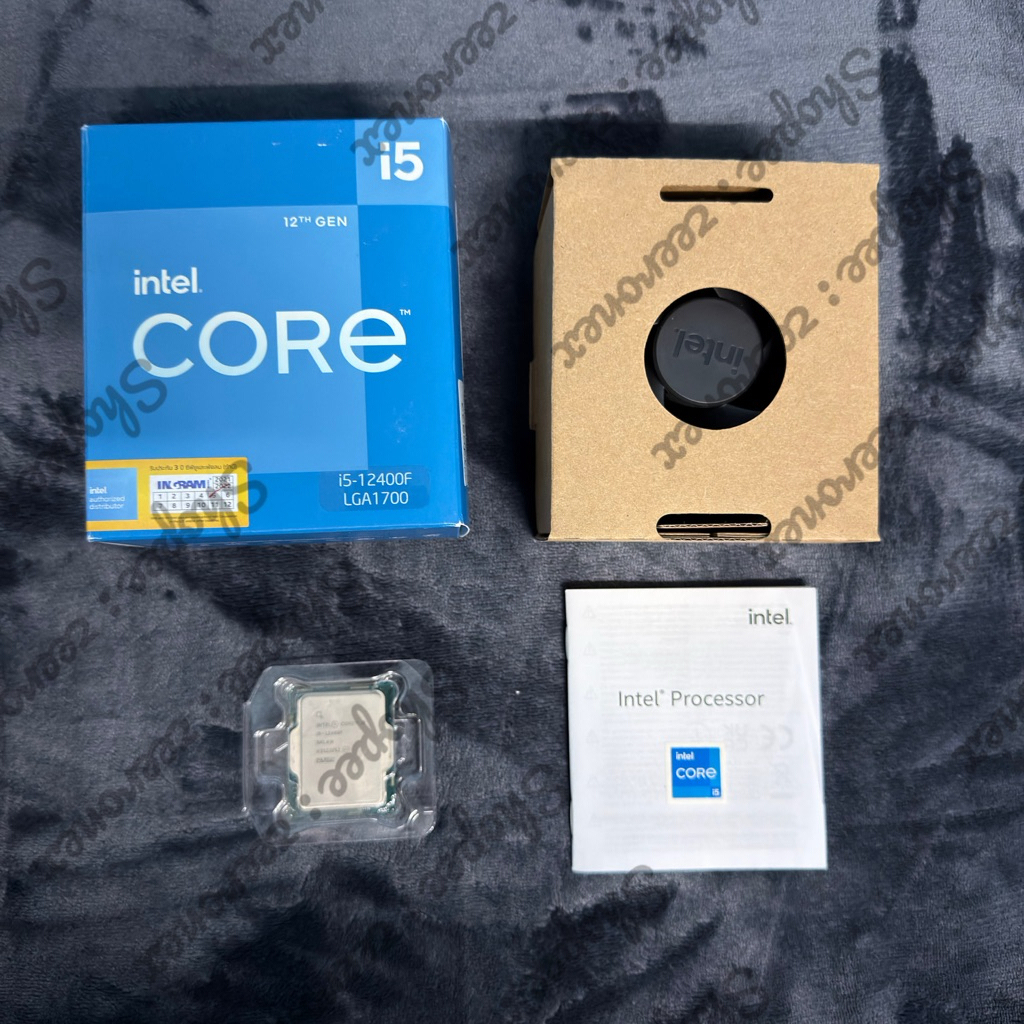 INTEL CORE I5-12400F CPU (ซีพียู) มือสอง หน่วยประมวลผล