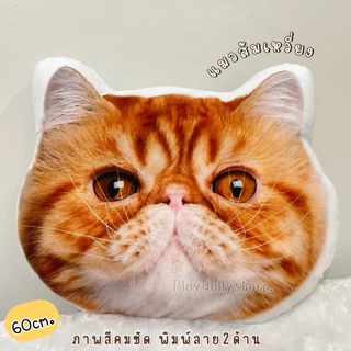 🐈หมอนอิงน้องแมว หมอนพิมพ์ลายแมว มีให้เลือกหลายลายค่ะ ภาพสีคมชัด ขนาด 60cm. พิมพ์ลาย2ด้าน น่ารักสุดๆ สัมผัสนุ่มมือ💖
