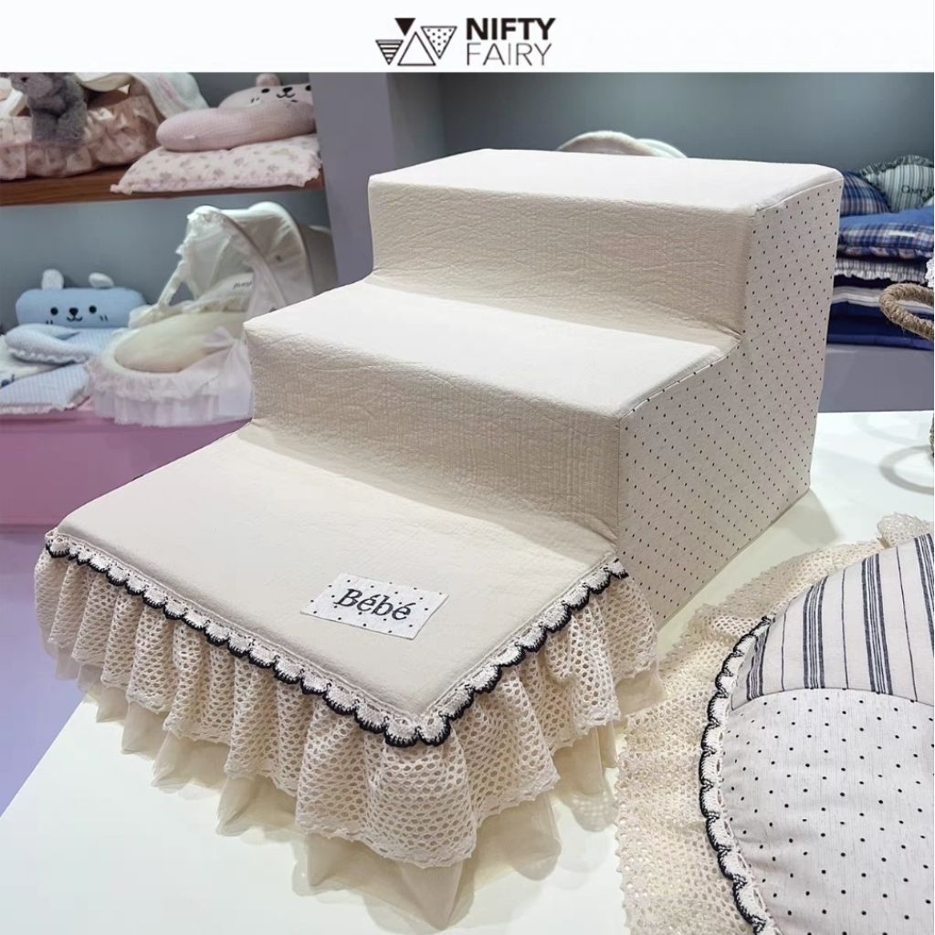 พร้อมส่งในไทย‼️Nifty Fairy บันไดสัตว์เลี้ยง 3 ขั้น