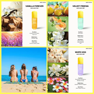DAVIE JONES น้ำหอม Perfume และ Hair & Body Mist 18 กลิ่น ขนาด 30 ml. และ 100 ml.