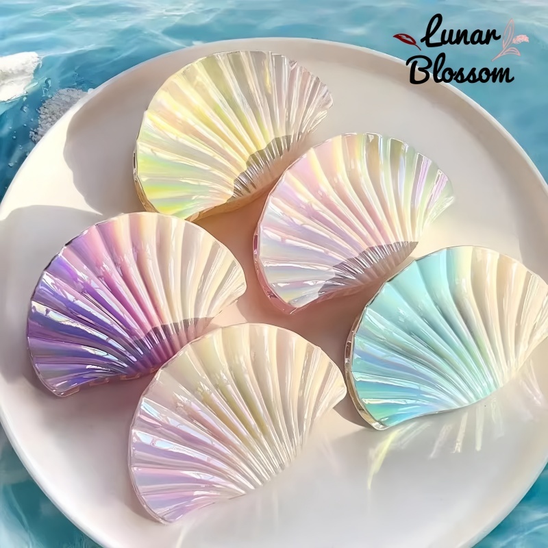 Lunar Blossom🎐กิ๊บติดผมรูปเปลือกหอย  กิ๊บติดผมแบบไล่ระดับสี  สวยหรูและใช้งานได้หลากหลาย  อ่อนโยนและน่ารัก  จัดส่งรวดเร็ว