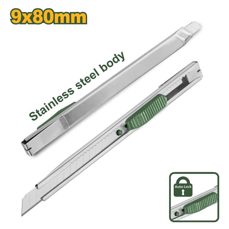 JADEVER มีดคัตเตอร์ 9x80mm รุ่น JDSK1509 / JDSK2909