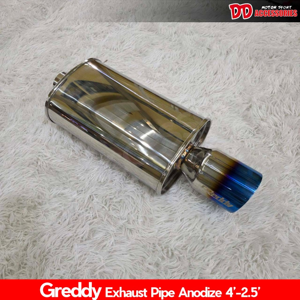 ปลายท่อ Greedy ปลาย 4 นิ้ว ไทเท ปากท่อขนาด 2.5 นิ้ว สวยมาก