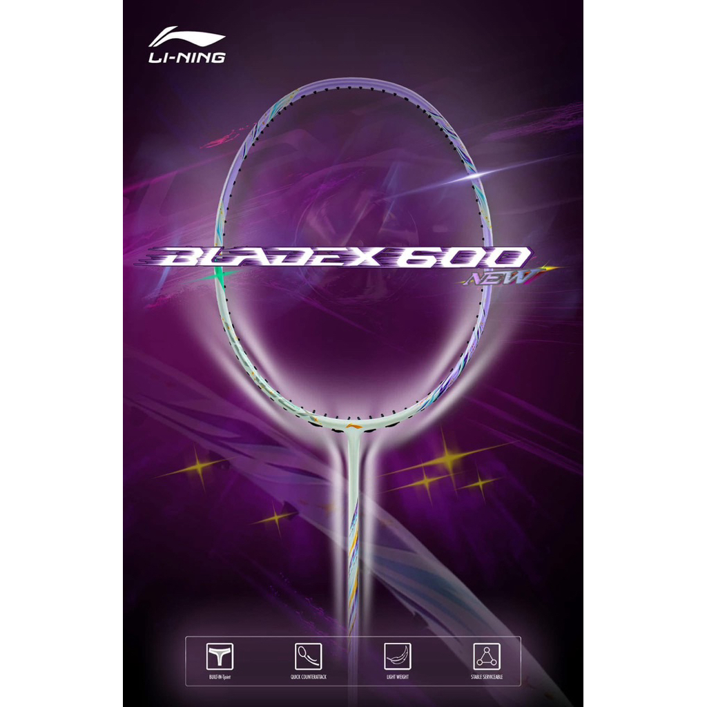 ไม้แบดมินตัน Li - Ning รุ่น BLADE X 600 New (4U)