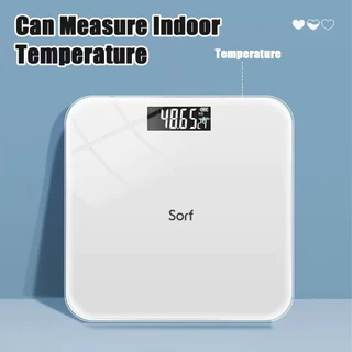 Sorf เครื่องชั่งน้ำหนักดิจิตอล​ Weight Scale​ ตาชั่งน้ำหนัก​ ที่ชั่งน้ำหนัก​ BMI 180KG​ LED​