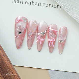 อะไหล่โบว์ตกแต่งเล็บ 12 ช่อง Limitpretty รวมแบบ รวมสี