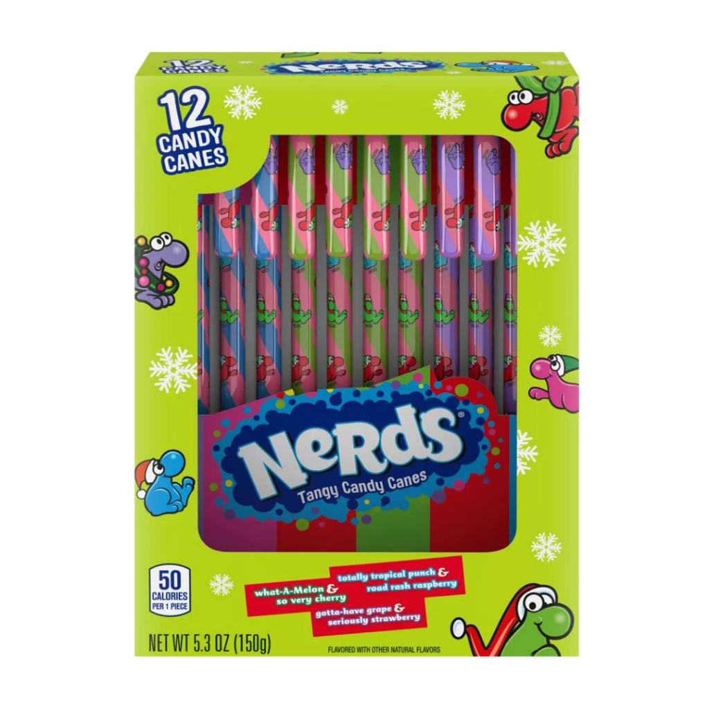 Nerds Christmas Candy Canes 12ct