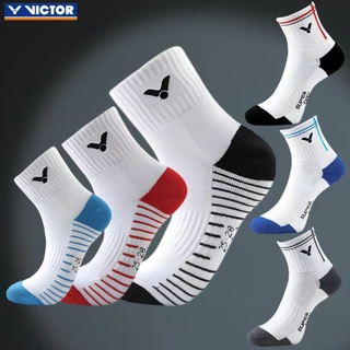 ถุงเท้าแบดVictor ส่งไว ส่งด่วน ผ้าดีหนานุ่ม ใส่แล้วไม่ย้วยถุงเท้าแบดรุ่นไหม่ดีแล้วดีอีกดีกว่าเดิม