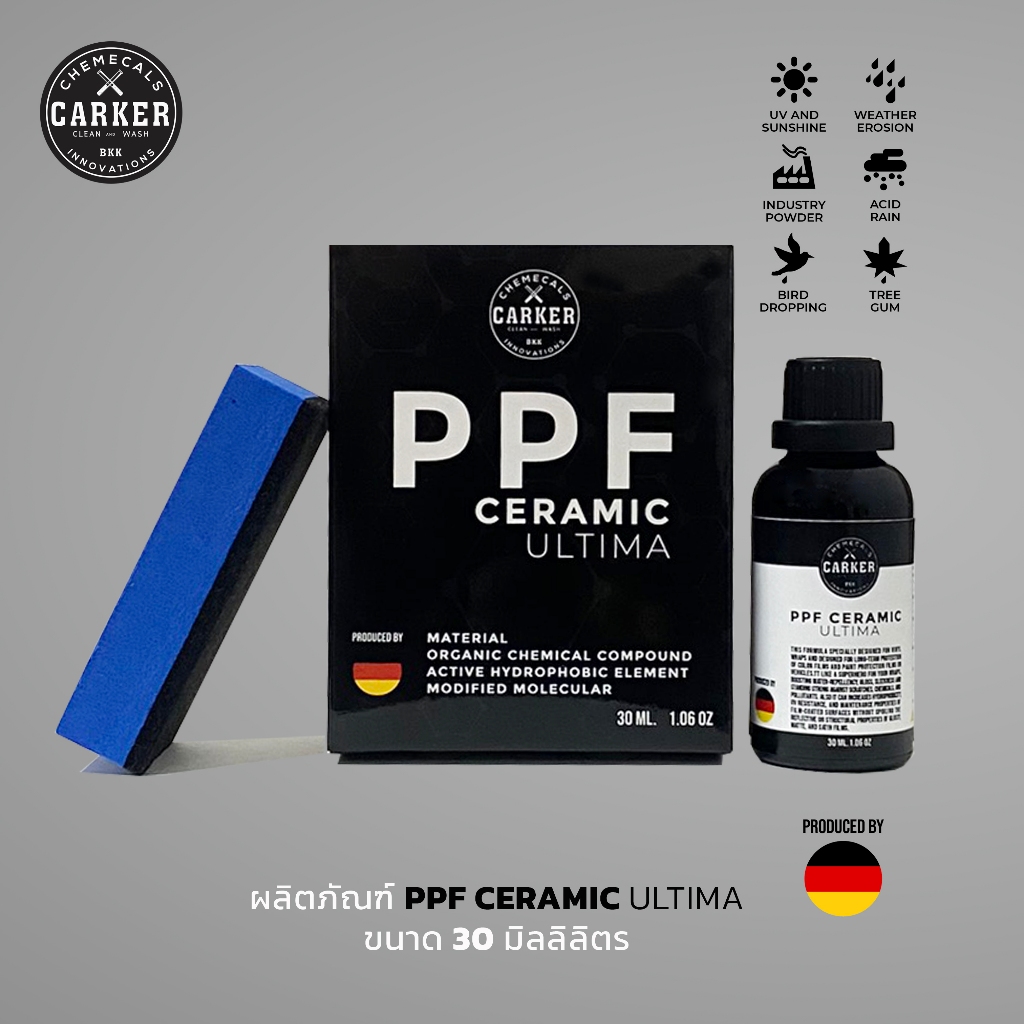 CARKER PPF COATING น้ำยาสำหรับเคลือบฟิมพ์ใสกันรอย  PPF TPU โดยเฉพาะ