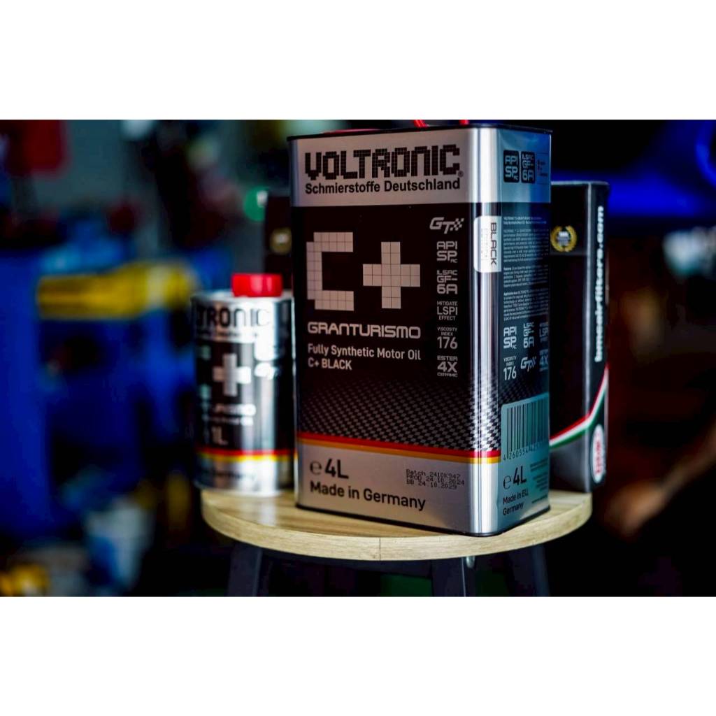 น้ำมันเครื่องสังเคราะห์แท้ เยอรมัน Voltronic C+ Black 5w40 ขนาด 1 , 4 ลิตร ตัวแทนเป็นทางการ กทม 5w30