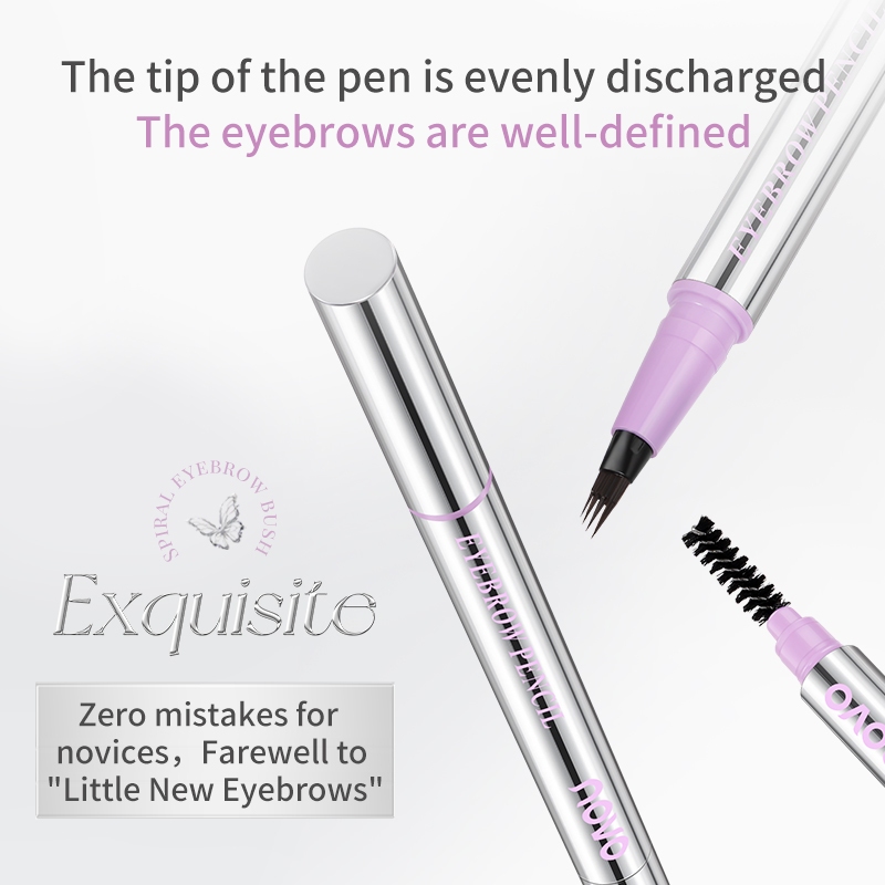 9060 (ใหม่/แท้) NOVO ที่เขียนคิ้วหัว4แฉก กันน้ำ กันเหงื่อ eyebrow pencil - รูปที่ 7