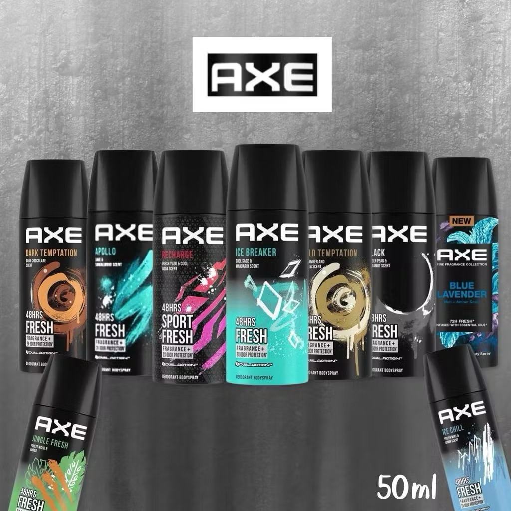 1แถม1 AXE Deodorant Bodyspray สเปรย์น้ำหอมระงับกลิ่นกาย 50 ml
