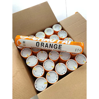 CHAOPAI ลูกแบดมินตัน ส้ม ORANGE ราคานี้ได้ขนห่าน คุ้มค่ามาก
