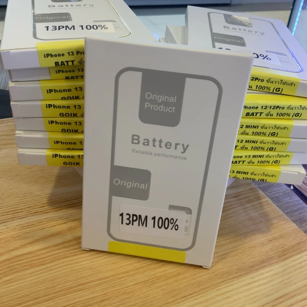 Battery แบตเตอรี่ ใช้สำหรับ iPhone 12 mini 12 12pro 12promax 13 13pro 13promax 14 14pro 14promax ขึ้นชิ้นส่วนใช้แล้ว Goi